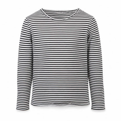 NEXT Girls Black Striped  Basic T-Shirt Size 10 Years