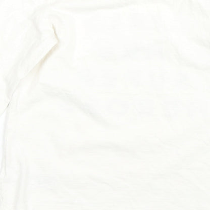 NEXT Girls White   Basic T-Shirt Size 10 Years