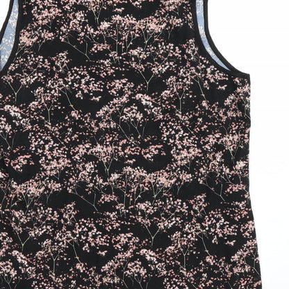 Love to lounge Womens Black Floral  Top Pyjama Top Size L