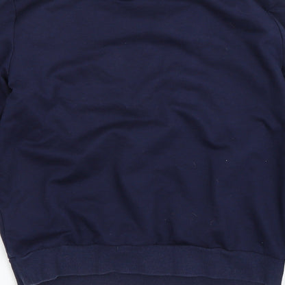 H&M Girls Blue Animal Print  Pullover Sweatshirt Size 11-12 Years