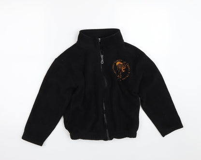 Club Pacific Girls Black  Fleece Full Zip Sweatshirt Size 8-9 Years  - School of Dance