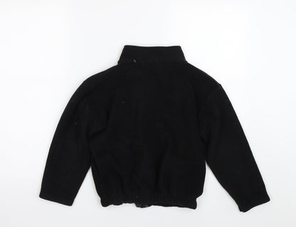 Club Pacific Girls Black  Fleece Full Zip Sweatshirt Size 8-9 Years  - School of Dance
