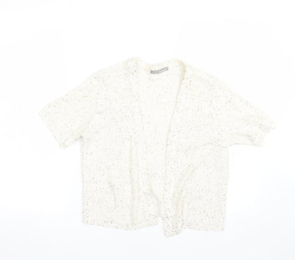 Womens UK Size 12 M&S Beige Cardigan Jumper