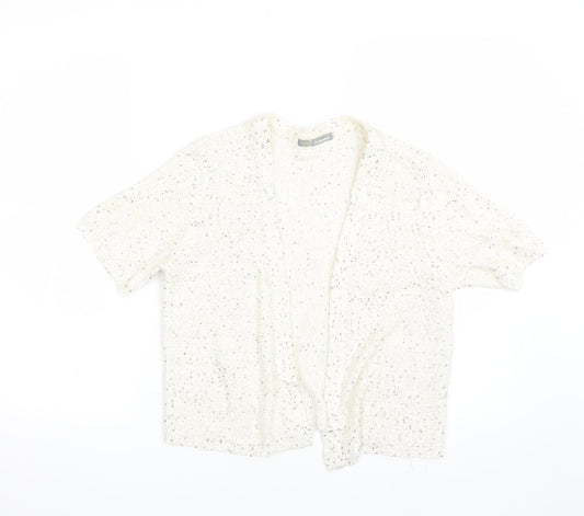 Womens UK Size 12 M&S Beige Cardigan Jumper