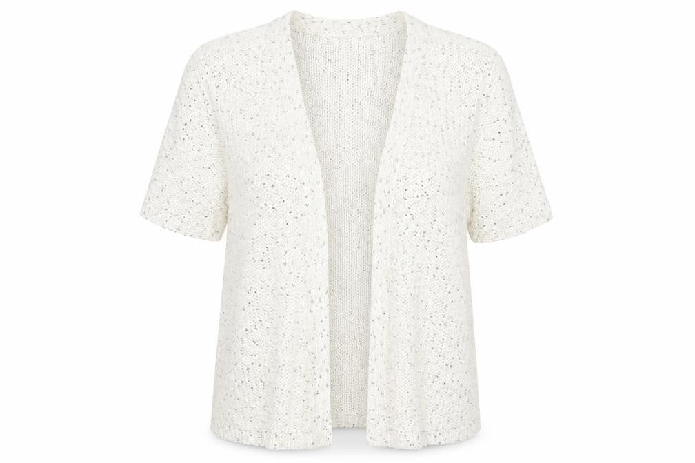 Womens UK Size 12 M&S Beige Cardigan Jumper