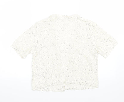 Womens UK Size 12 M&S Beige Cardigan Jumper
