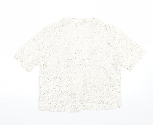 Womens UK Size 12 M&S Beige Cardigan Jumper