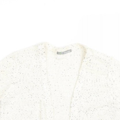 Womens UK Size 12 M&S Beige Cardigan Jumper