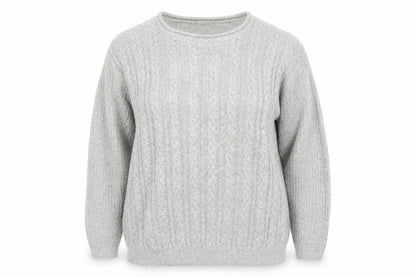 Womens UK Size 18 Isle Grey Pullover Jumper