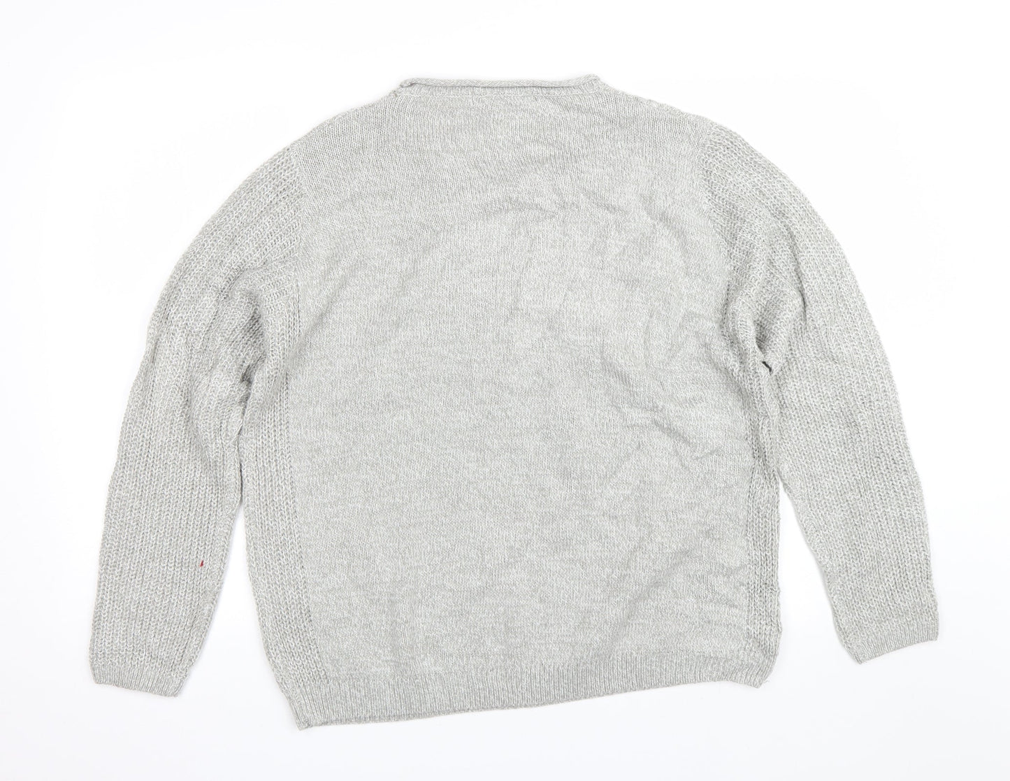 Womens UK Size 18 Isle Grey Pullover Jumper