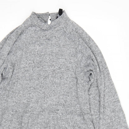 New Look Womens Grey   Jumper Dress  Size 10