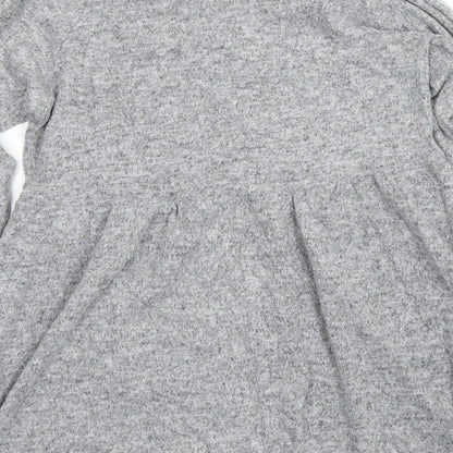 New Look Womens Grey   Jumper Dress  Size 10