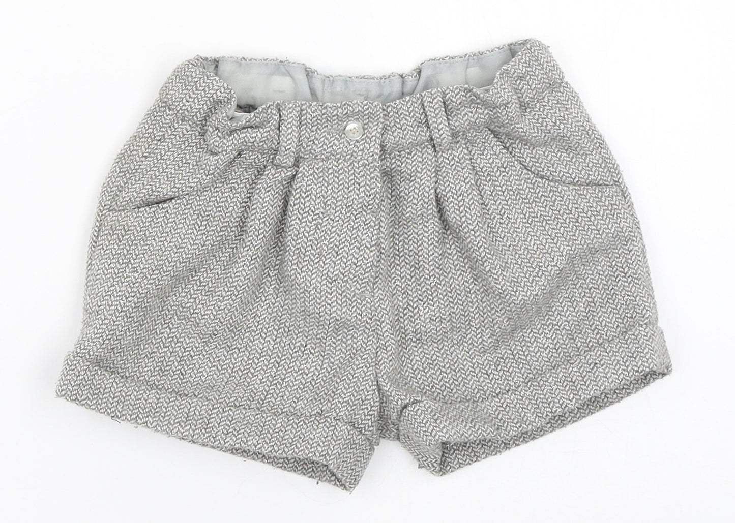 F&F Girls Grey   Hot Pants Shorts Size 4-5 Years