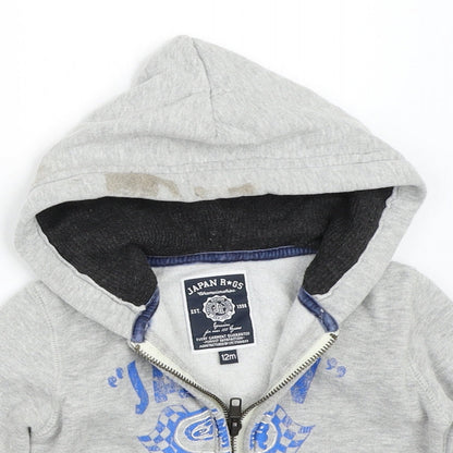 Japan Rags Boys Grey   Jacket  Size 12 Months