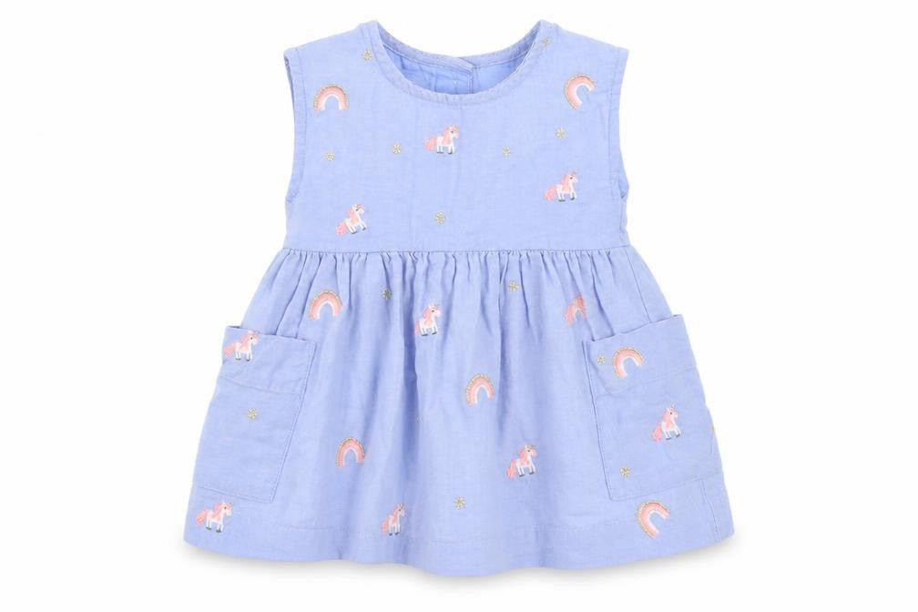 NEXT Girls Blue   Fit & Flare  Size 3-6 Months