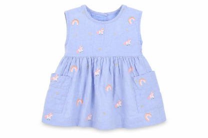 NEXT Girls Blue   Fit & Flare  Size 3-6 Months