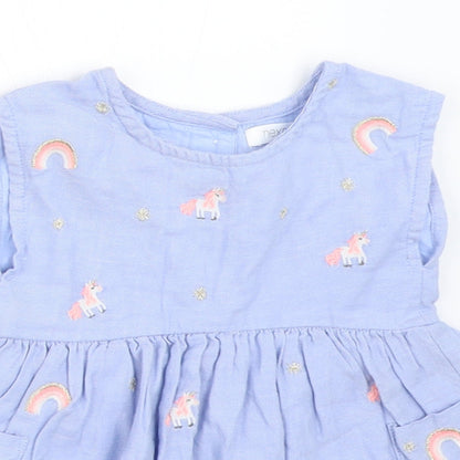 NEXT Girls Blue   Fit & Flare  Size 3-6 Months