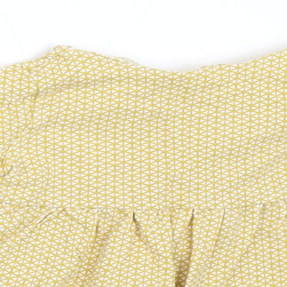 NEXT Girls Yellow   Fit & Flare  Size 3-6 Months