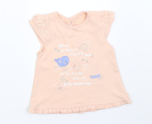 George Girls Pink   Basic Tank Size 0-3 Months