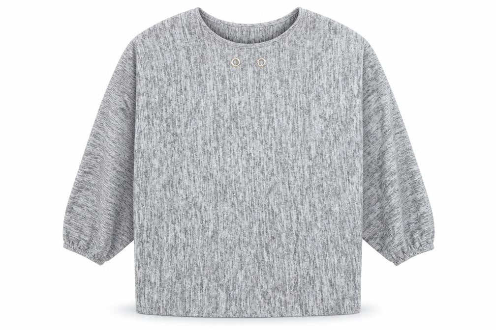 Womens UK Size M Quiz Grey Pullover Jumper