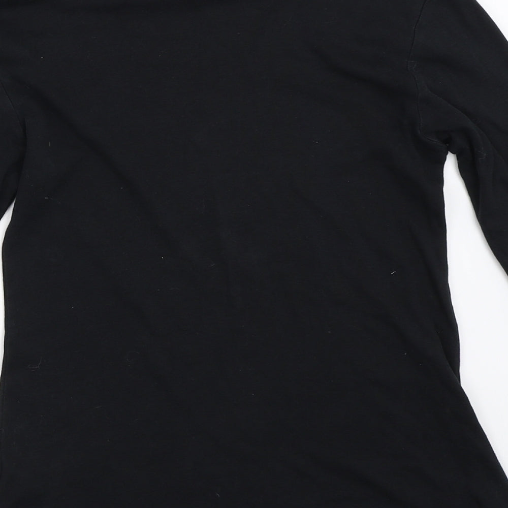 Evie Womens Black   Basic T-Shirt Size 12