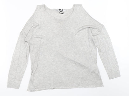 Womens UK Size M Only Grey Pullover Jumper