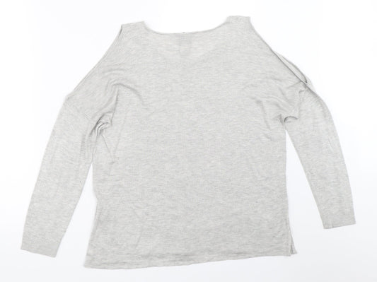 Womens UK Size M Only Grey Pullover Jumper