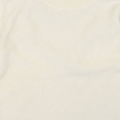 Primark Womens Ivory Solid  Top Pyjama Top Size L