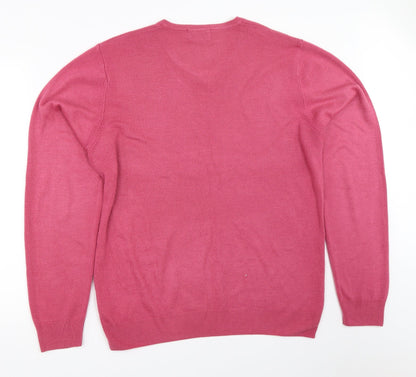Marks and Spencer Mens Pink   Pullover Jumper Size M