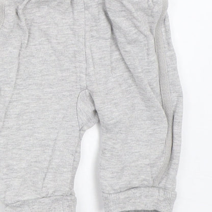 George Boys Grey   Jogger Trousers Size 0-3 Months