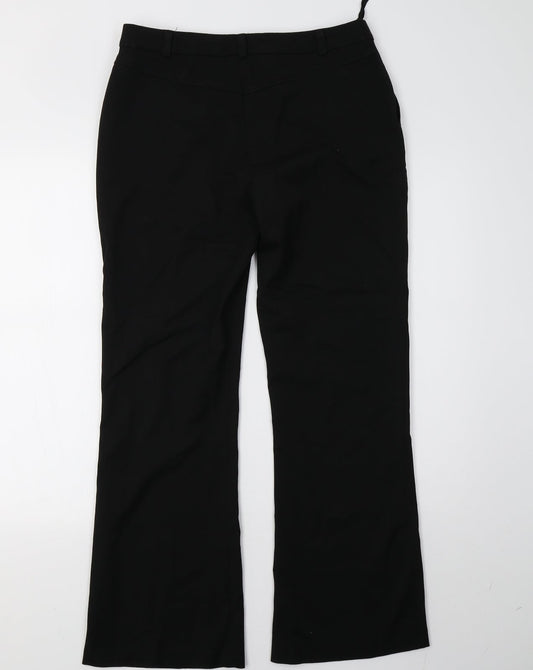 bay Womens Black   Trousers  Size 14 L30 in