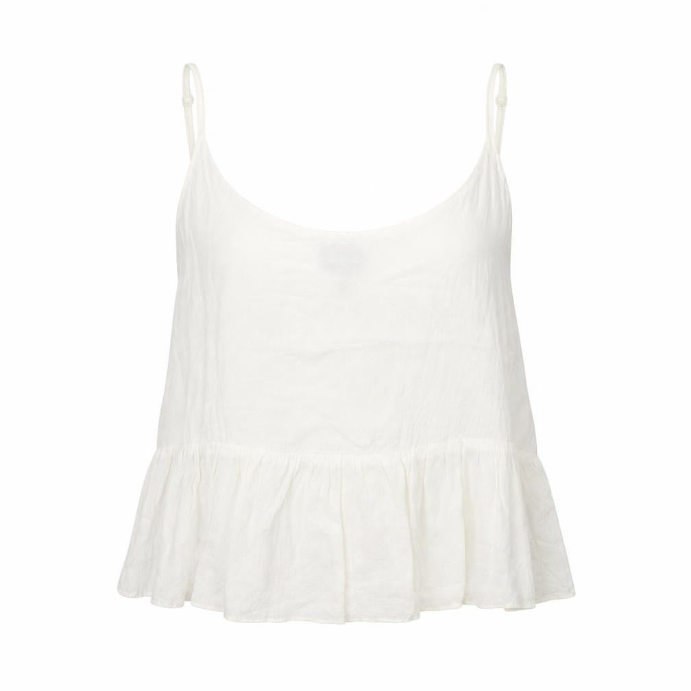 Womens UK Size 6 Topshop White Cropped T-Shirt