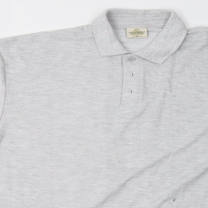 Brentwood Mens Grey    Polo Size XL