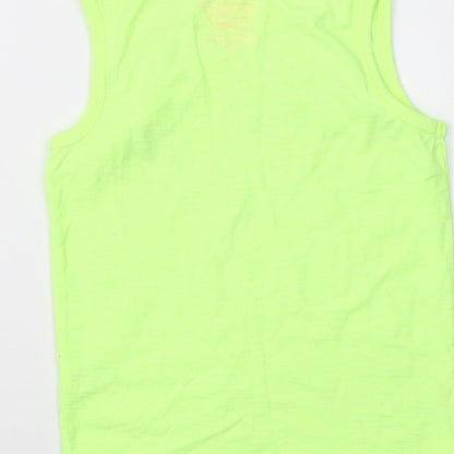 Matalan Girls Green   Basic T-Shirt Size 7 Years