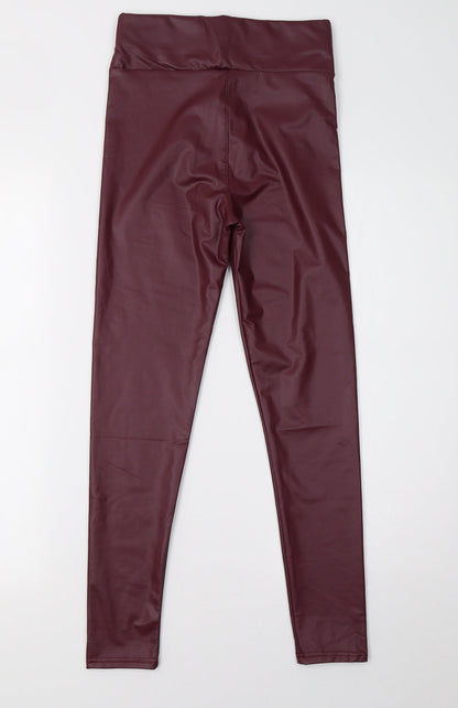 Womens UK Size 6 Preworn Regular Fit  Purple Trousers