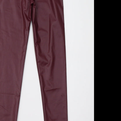 Womens UK Size 6 Preworn Regular Fit  Purple Trousers