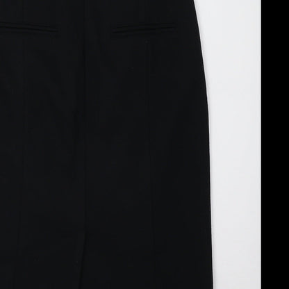 Oui Womens Black   A-Line Skirt Size 10