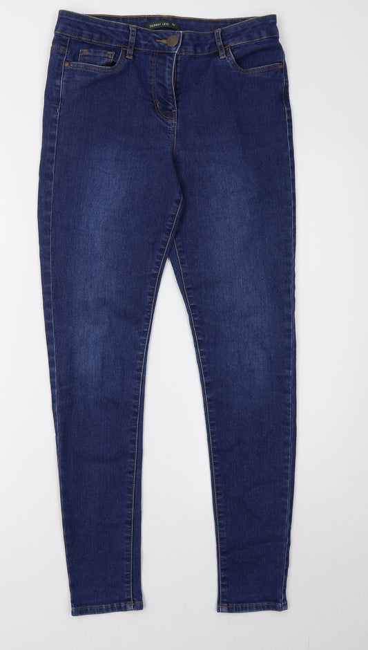 Bonmarché Womens Blue  Denim Skinny Jeans Size 10 L30 in