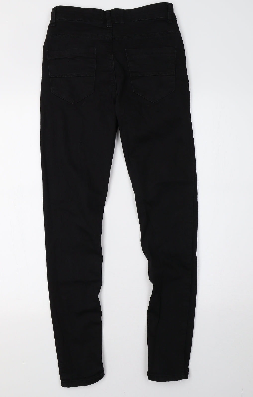 Boohoo Womens Black  Denim Skinny Jeans Size 6 L28 in