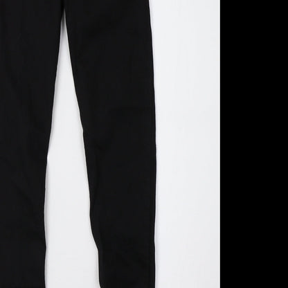 Boohoo Womens Black  Denim Skinny Jeans Size 6 L28 in