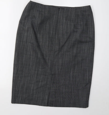 Kaliko Womens Grey   A-Line Skirt Size 12