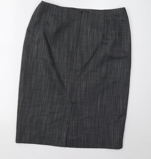 Kaliko Womens Grey   A-Line Skirt Size 12
