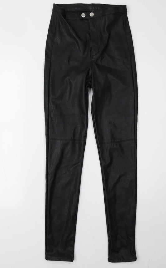 Womens UK Size 6 H&M Regular Fit Skinny Black Jeans
