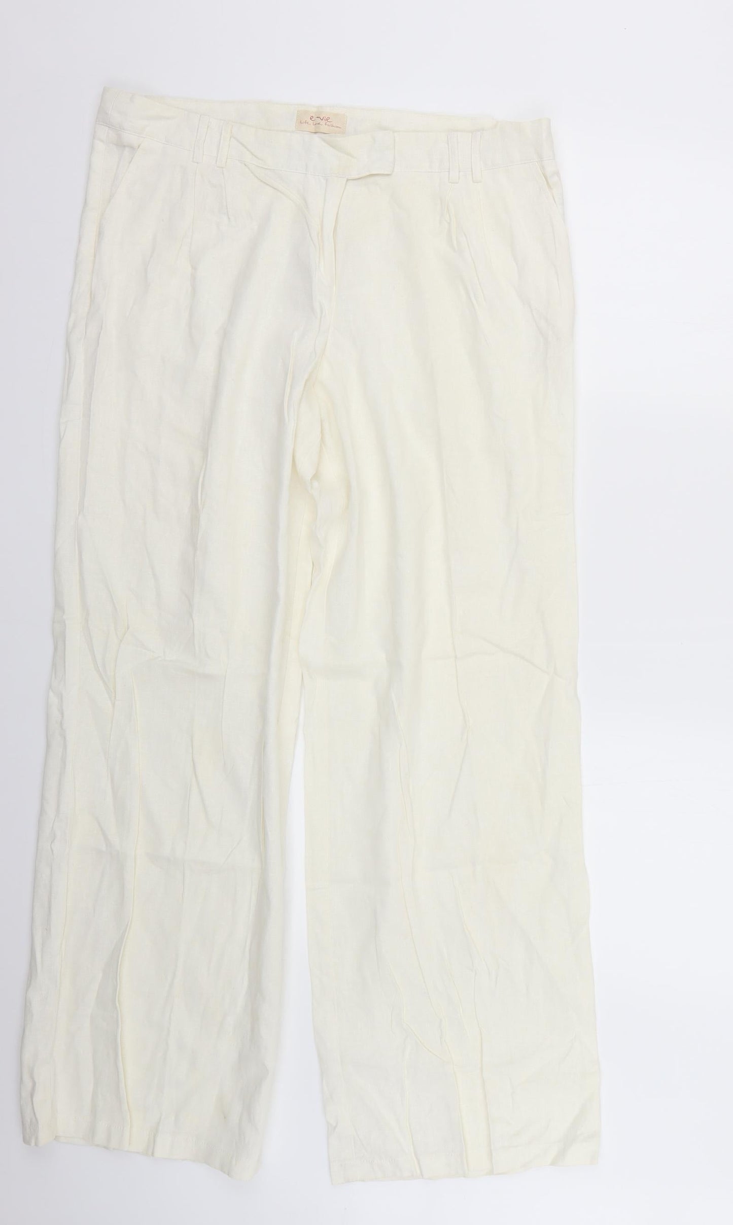 Womens UK Size 16 evie Regular Fit  Beige Trousers