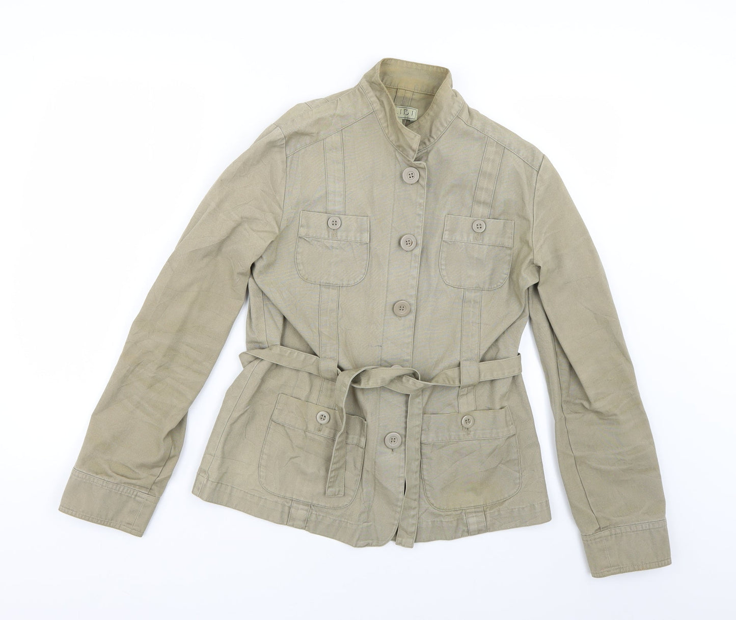 Womens UK Size 10 alibi Beige Overcoat