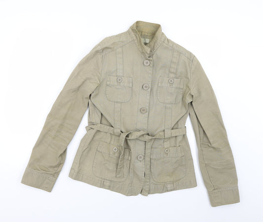 Womens UK Size 10 alibi Beige Overcoat
