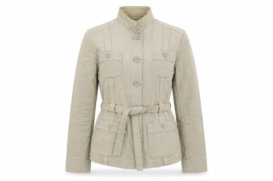 Womens UK Size 10 alibi Beige Overcoat