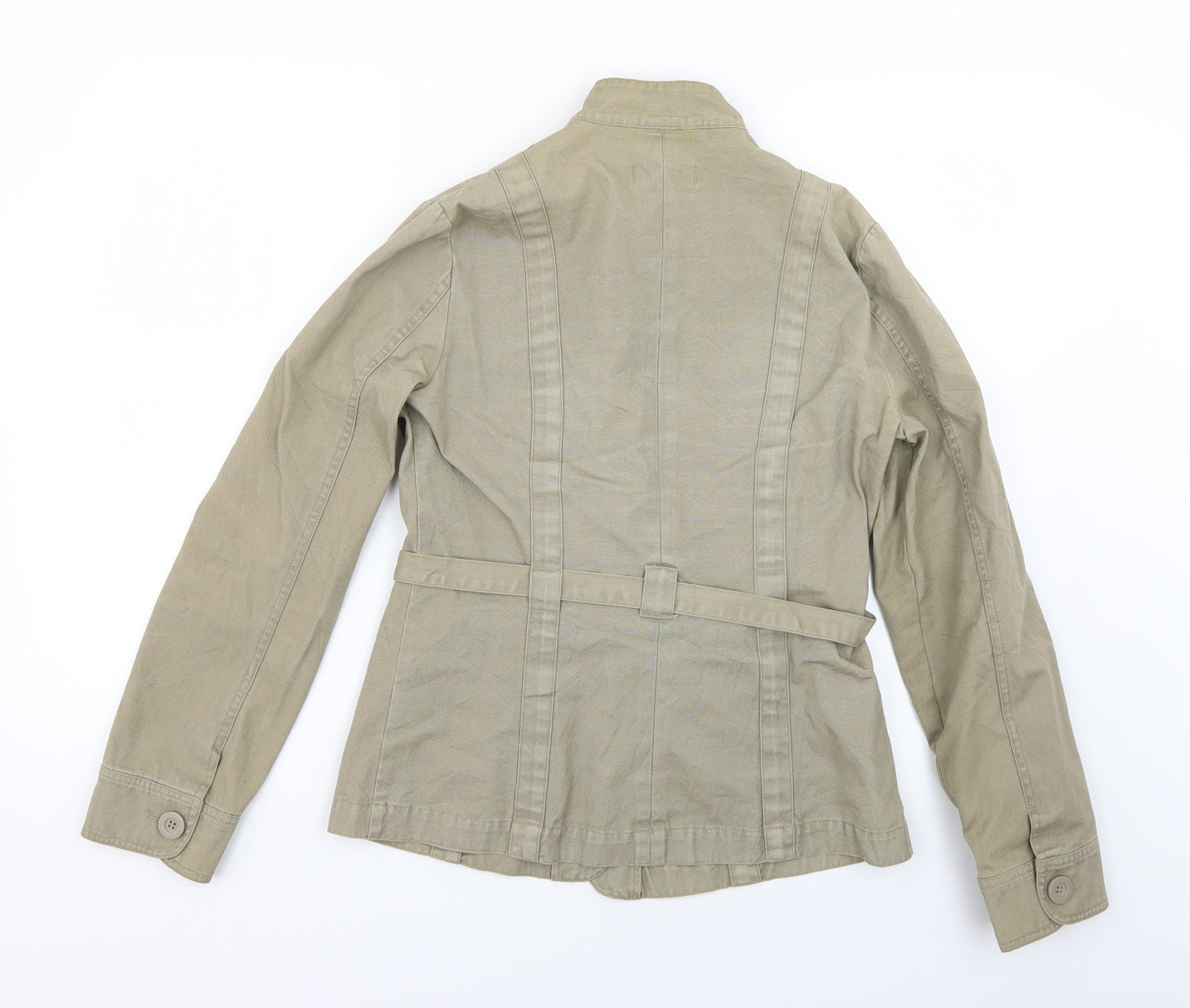Womens UK Size 10 alibi Beige Overcoat