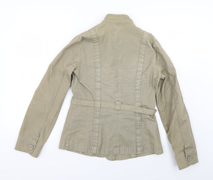 Womens UK Size 10 alibi Beige Overcoat