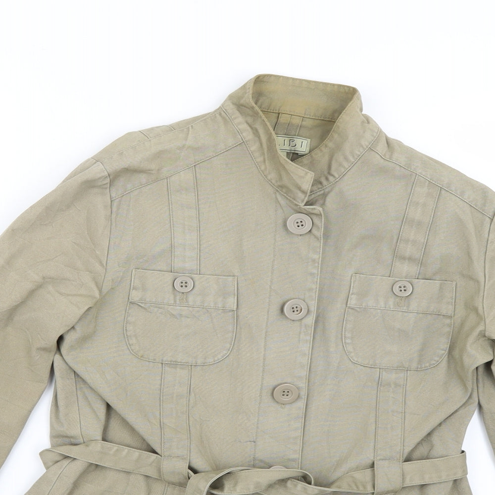 Womens UK Size 10 alibi Beige Overcoat